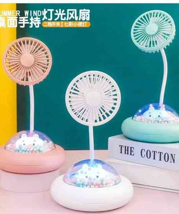 Rechargeable Fan With LED