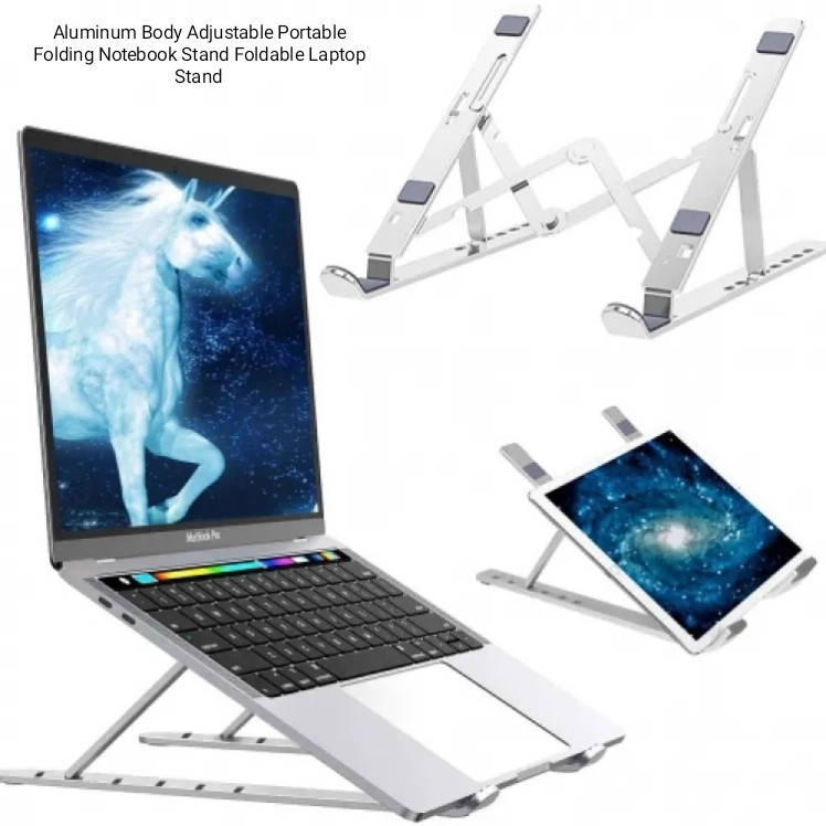 Adjustable Portable Folding Notebook Stand Foldable Laptop Stand